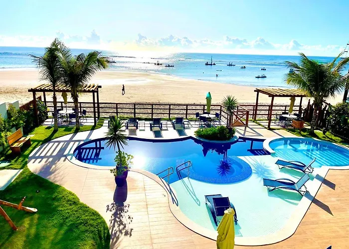 Exclusivo Apto Em Frente As Piscinas Naturais De Porto De Galinhas - Com Vista Frontal Para O Mar - Beira Mar - Plage Du Porto 101